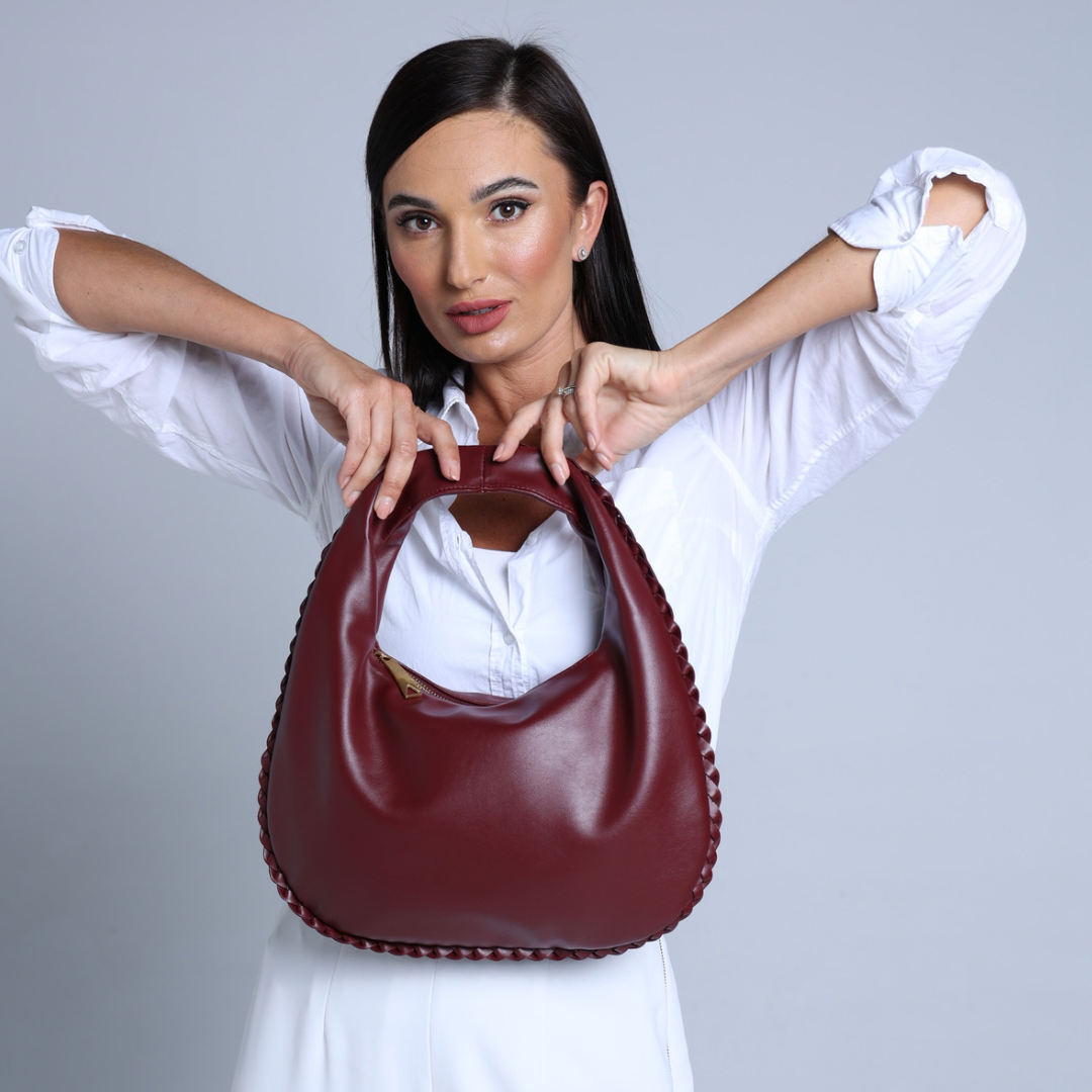 Seraphina Mini Tote Red Wine