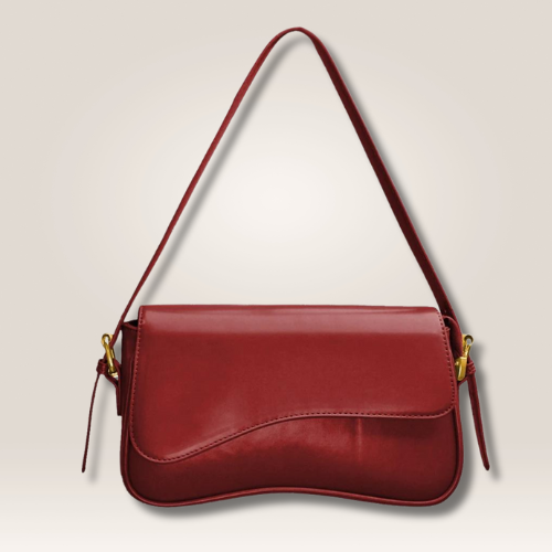 Red wine handbag discount