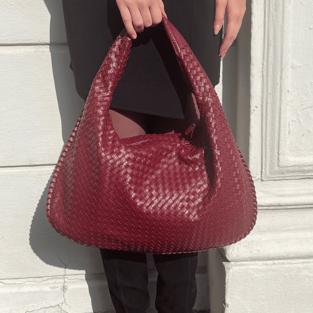Anastasia Tote Red Wine