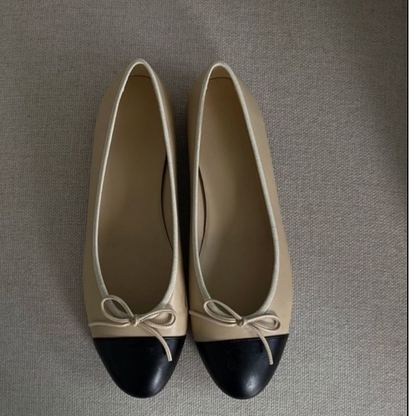 Paris Ballerina Beige and Black