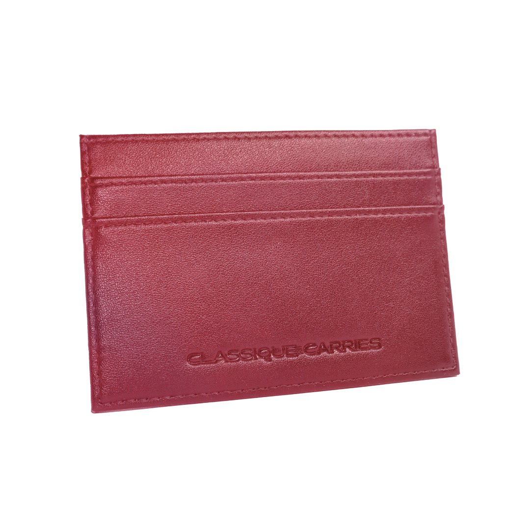 Classique Cardholder Red Wine