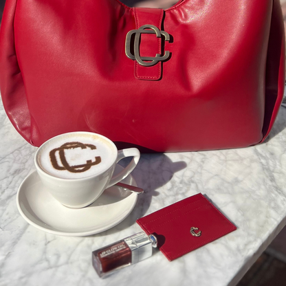 Classique Cardholder Red Wine