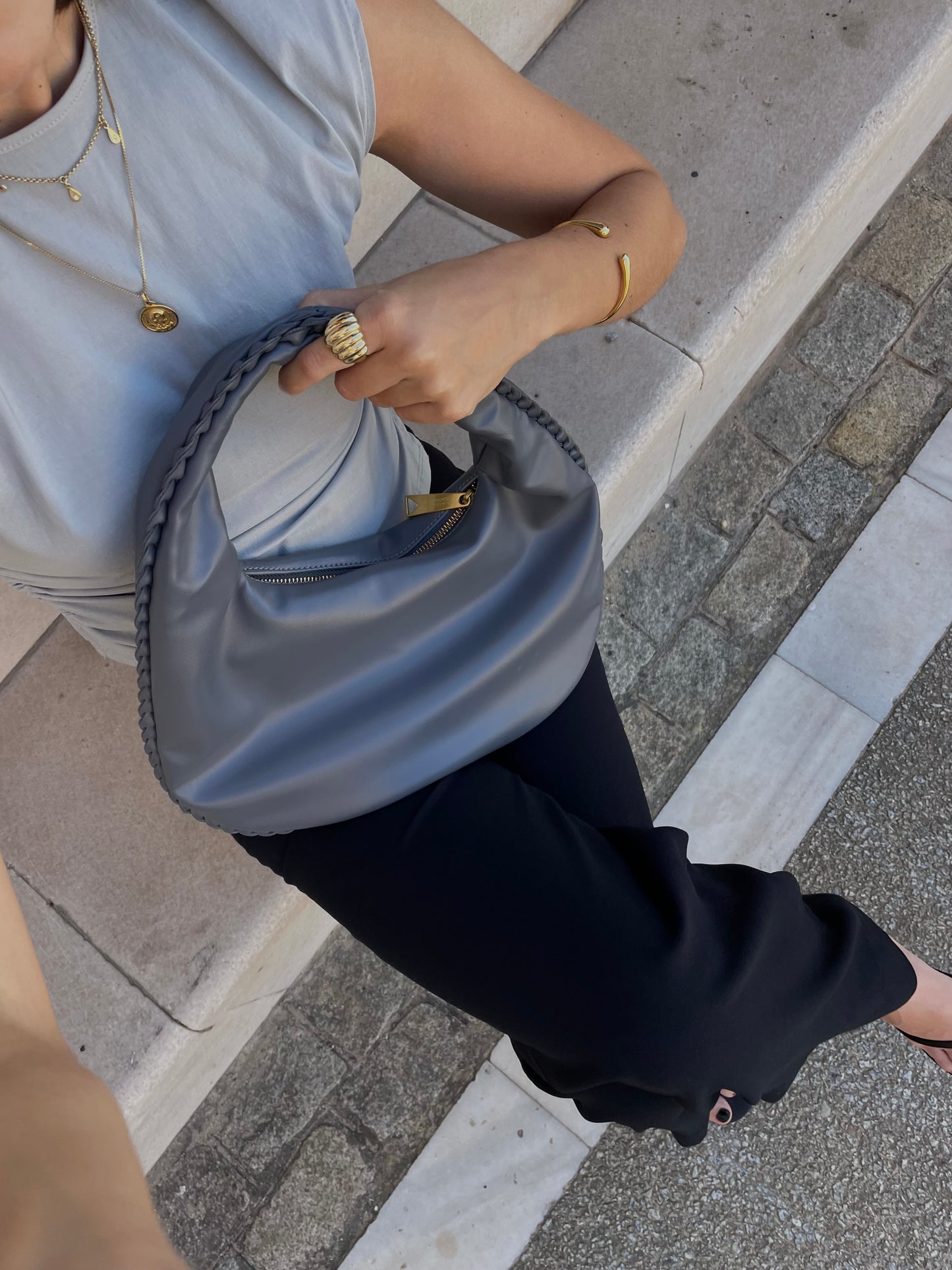 Seraphina Mini Tote Grey