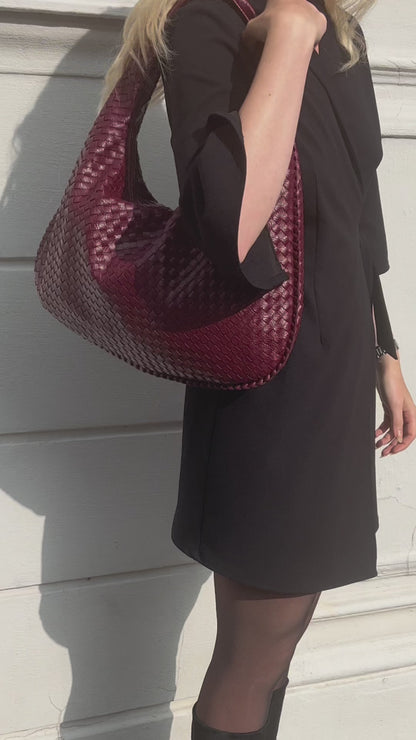 Anastasia Tote Red Wine